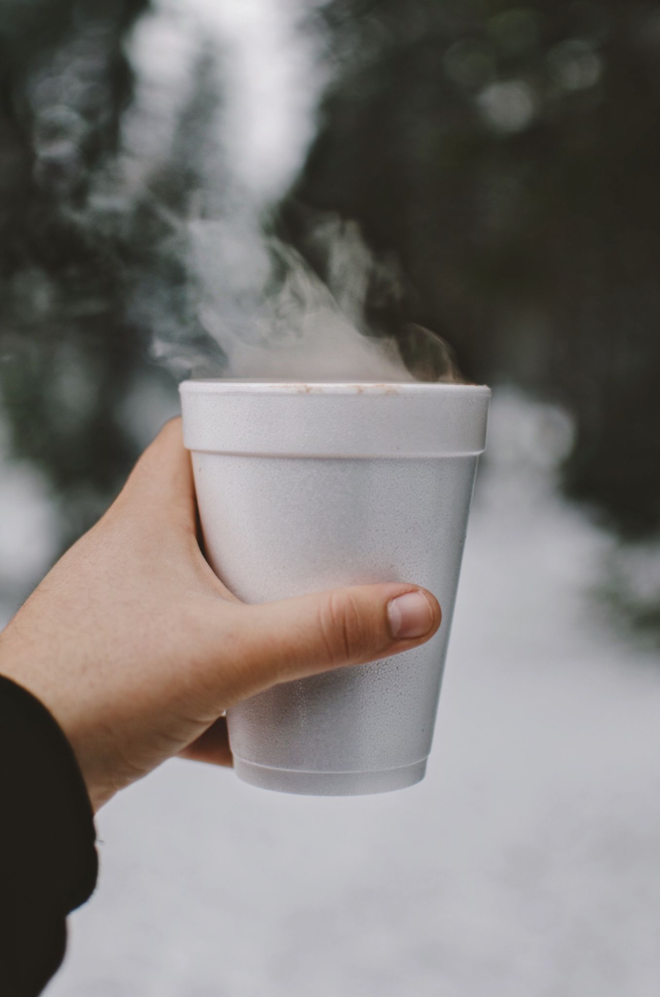 Heiße Tasse Glühwein